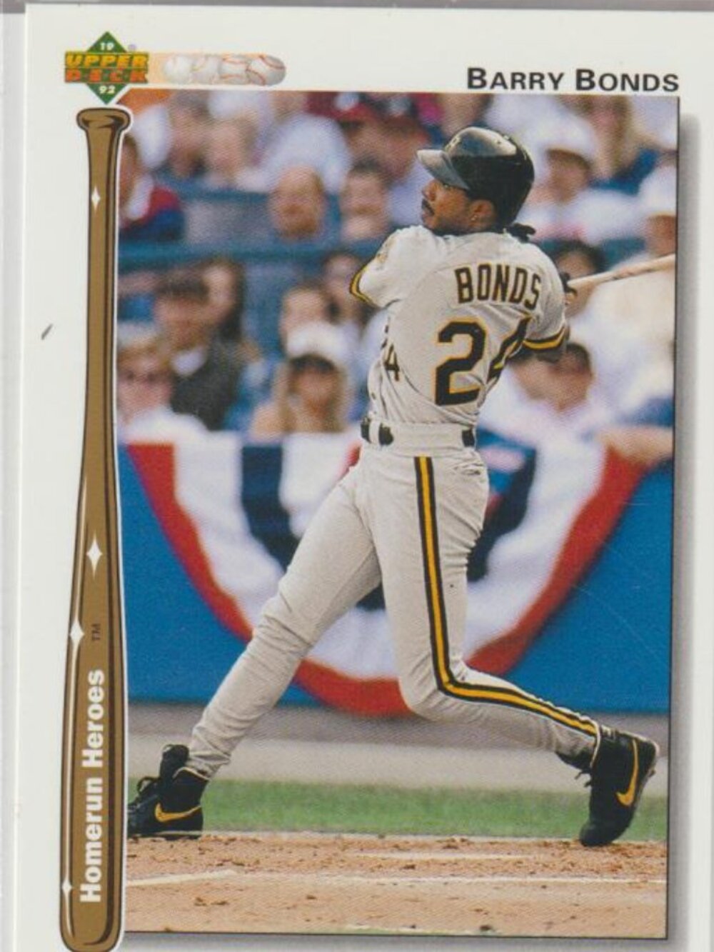 Barry Bonds 1992 Upper Deck Homerun Heroes S. F. Giants #HR21